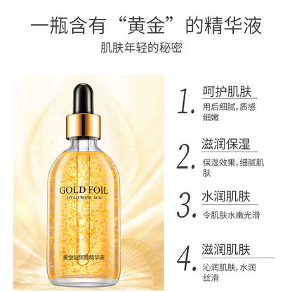 100Ml 24K Gold Hyaluronic Acid Nicotinamide Face Serum anti Aging Facial Lifting Collagen Essence Skin Care Whitening Serum